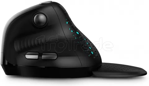 Photo de Souris sans fil Bluetooth ergonomique Urban Factory Ergo Max RGB pour Droitier(Noir)