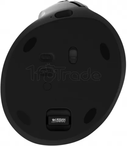 Photo de Souris sans fil Bluetooth ergonomique Urban Factory Ergo Pro RGB pour gaucher (Noir)