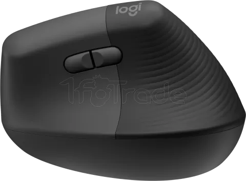 Photo de Souris sans fil Bluetooth ergonomique verticale Logitech Lift pour droitier (Noir)