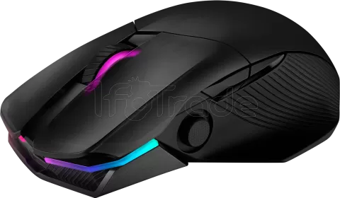 Photo de Souris sans fil Bluetooth Gamer Asus Rog Chakram RGB (Noir)