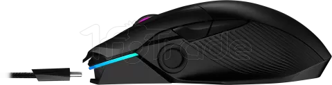 Photo de Souris sans fil Bluetooth Gamer Asus Rog Chakram RGB (Noir)