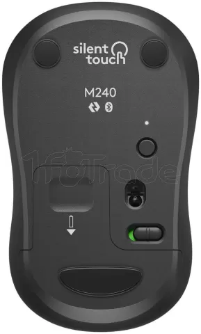 Photo de Souris sans fil Bluetooth Logitech M240 Silent (Noir)