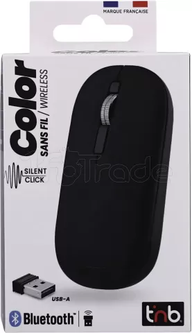 Photo de Souris sans fil Bluetooth T'nB Color 3 (Noir)