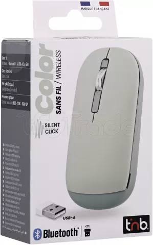 Photo de Souris sans fil Bluetooth T'nB Color 3 (Vert)
