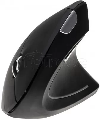 Photo de Souris sans fil Dacomex Verticale V150W USB (Noir)