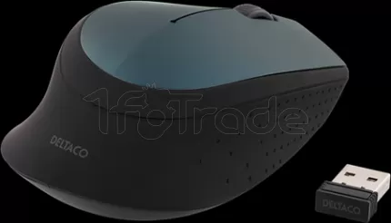 Photo de Souris sans fil Deltaco MS-461 (Vert)