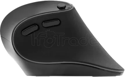 Photo de Souris sans fil ergonomique Deltaco Office Silent Clicks 320 pour droitier (Noir)