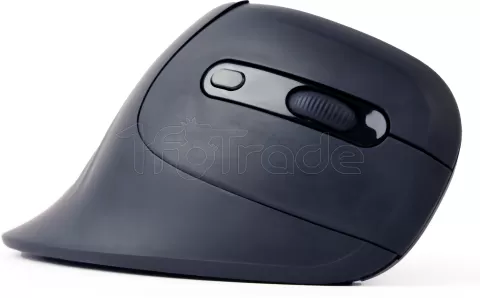 Photo de Souris sans fil ergonomique Gembird MUSW-ERGO-03 (Noir)