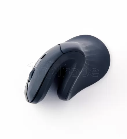 Photo de Souris sans fil ergonomique Gembird MUSW-ERGO-03 (Noir)