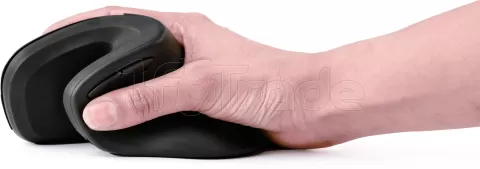Photo de Souris sans fil ergonomique Gembird MUSW-ERGO-03 (Noir)