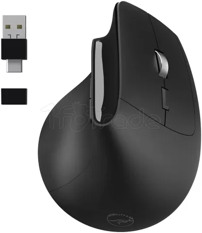 Photo de Souris sans fil ergonomique Mobility Lab Premium (Noir)