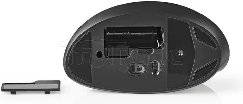 Photo de Souris sans fil ergonomique Nedis ERGOMSWS100BK (Noir)