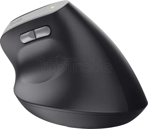 Photo de Souris sans fil ergonomique Trust Bayo II (Noir)