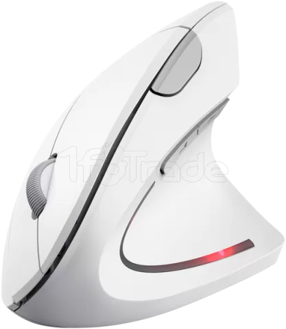 Photo de Souris sans fil ergonomique Trust Verto (Blanc)