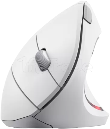 Photo de Souris sans fil ergonomique Trust Verto (Blanc)