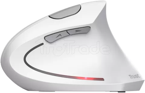 Photo de Souris sans fil ergonomique Trust Verto (Blanc)