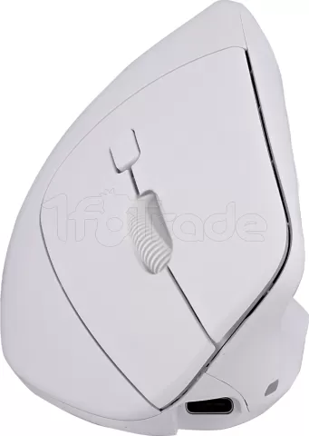 Photo de Souris sans fil ergonomique verticale T'nB Ergo Light pour droitier (Blanc)