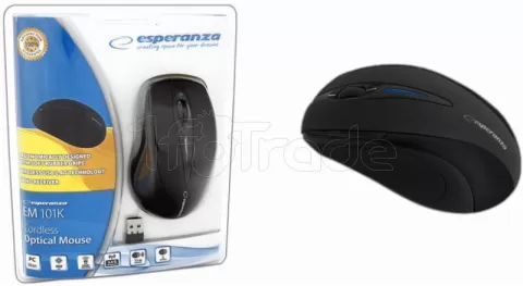 Photo de Souris sans fil Esperanza Antares EM101K (Noir)