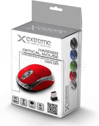Photo de Souris sans fil Esperanza Harrier XM105R (Rouge)