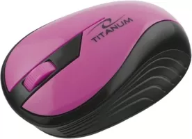 Photo de Souris sans fil Esperanza Titanum Rainbow 3D TM114 (Noir/Rose)