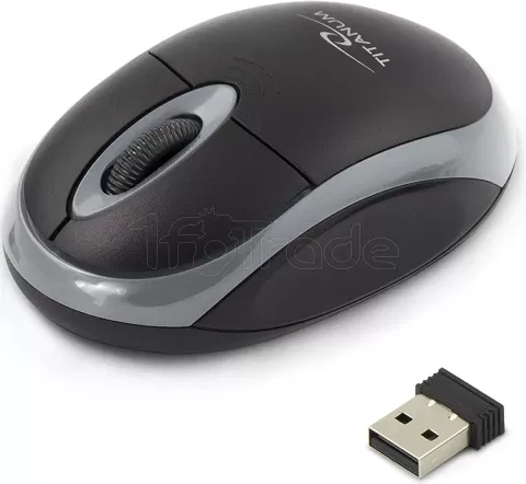 Photo de Souris sans fil Esperanza Titanum Vulture 3D TM116E (Noir/Gris)