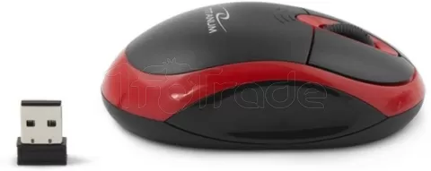 Photo de Souris sans fil Esperanza Titanum Vulture 3D TM116R (Noir/Rouge)