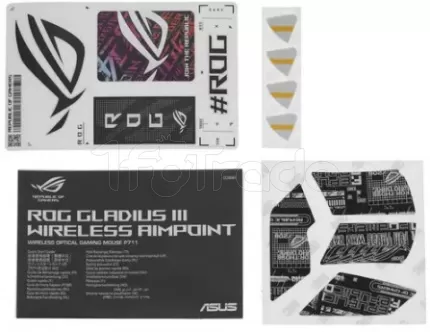 Photo de Souris sans fil Gamer Asus Rog Gladius III Aimpoint (Blanc)