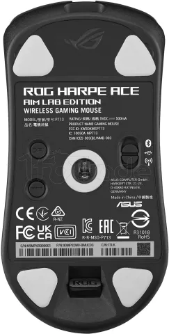 Photo de Souris sans fil Gamer Asus Rog Harpe Ace Aim Lab Edition (Noir)