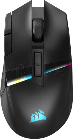 Photo de Souris sans fil Gamer Corsair Darkstar RGB (Noir)