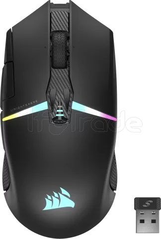 Photo de Souris sans fil Gamer Corsair NightSabre RGB (Noir)