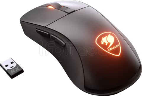 Photo de Souris sans fil Gamer Cougar Suprassion RX RGB (Noir)