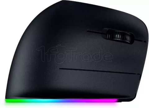 Photo de Souris sans fil Gamer ergonomique Razer Pro Click V2 Vertical RGB (Noir)
