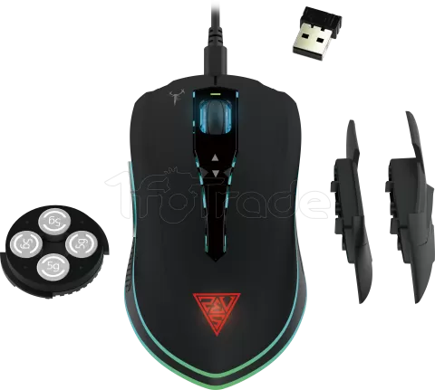 Photo de Souris sans fil Gamer Gamdias Hades M1 RGB (Noir)