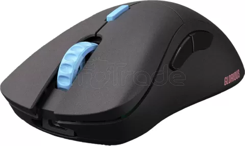 Photo de Souris sans fil Gamer Glorious Model D Pro (Noir/Bleu)