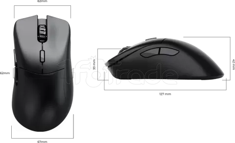 Photo de Souris sans fil Gamer Glorious PC Gaming Race Model D2 Pro 4K/8K (Noir)