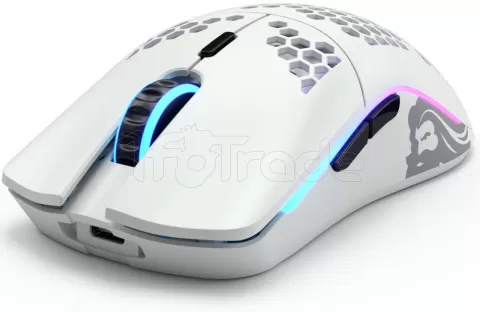 Photo de Souris sans fil Gamer Glorious PC Gaming Race Model O RGB (Blanc)