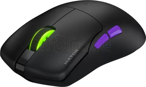 Photo de Souris sans fil Gamer Hator Pulsar 3 Ultra RGB (Noir)
