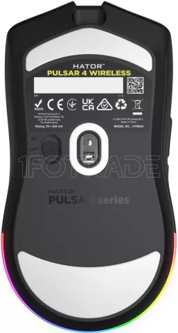 Photo de Souris sans fil Gamer Hator Pulsar 4 RGB (Noir)