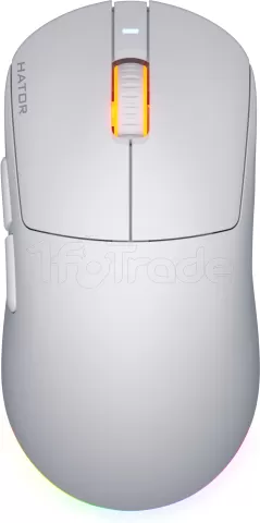 Photo de Souris sans fil Gamer Hator Quasar 3 (Blanc)