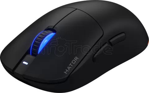 Photo de Souris sans fil Gamer Hator Quasar 3 (Noir)