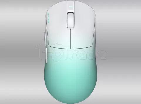 Photo de Souris sans fil Gamer Hator Quasar 3 Ultima 8K (Blanc-vert)