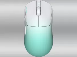 Photo de Souris sans fil Gamer Hator Quasar 3 Ultima 8K (Blanc-vert)