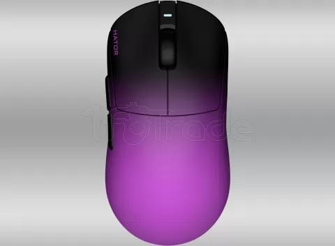 Photo de Souris sans fil Gamer Hator Quasar 3 Ultima 8K (Noir-Violet)