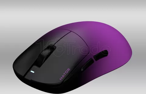 Photo de Souris sans fil Gamer Hator Quasar 3 Ultima 8K (Noir-Violet)