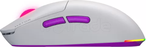 Photo de Souris sans fil Gamer Hator Quasar 3 Ultra RGB (Blanc)