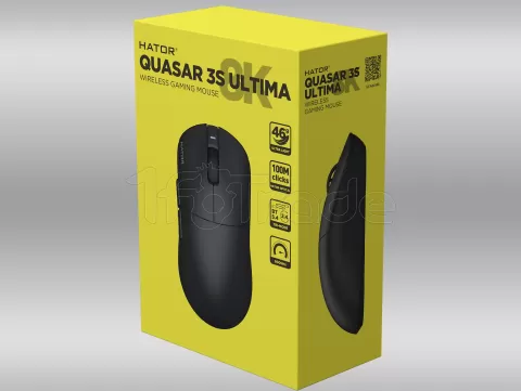 Photo de Souris sans fil Gamer Hator Quasar 3S Ultima 8K (Noir)