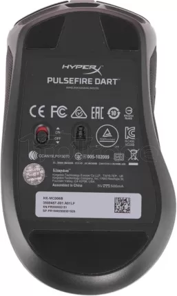 Photo de Souris sans fil Gamer HyperX Pulsefire Dart RGB (Noir)