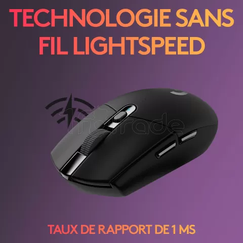 Photo de Souris sans fil Gamer Logitech G305 LightSpeed (Noir)