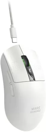 Photo de Souris sans fil Gamer Mars Gaming MMW-Elite (Blanc)