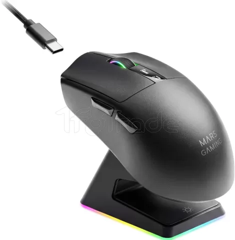 Photo de Souris sans fil Gamer Mars Gaming MMW-Elite (Noir)